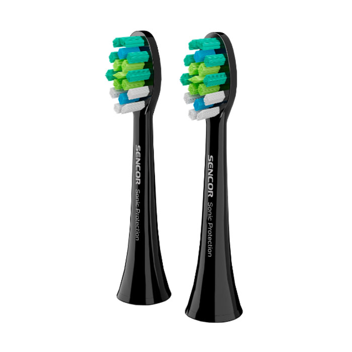 Змінні насадки для електричної зубної щітки Sencor Toothbrush Heads SOX 102 чорні, 2 шт