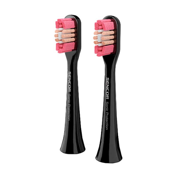 Змінні насадки для електричної зубної щітки Sencor Toothbrush Heads SOX 104 чорні, 2 шт